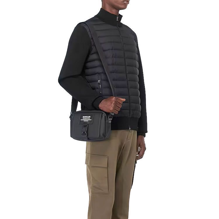 MONCLER (モンクレール)2024春夏MINI PUF CROSSBODYショルダー MONCLER モンクレール ショルダーバッグ MINI DRAWSTRING