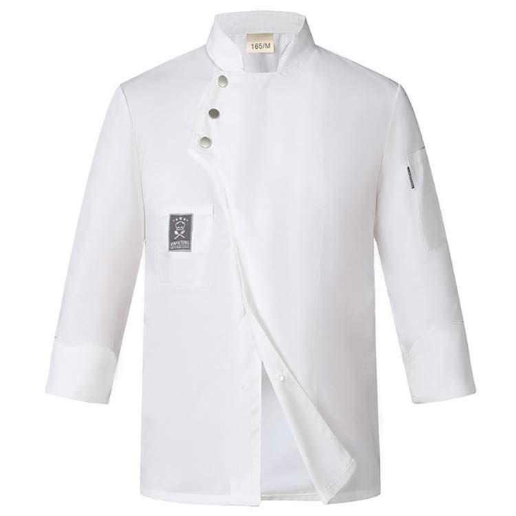 防水 コックコート エプロン 帽子 3点セット メンズ レディース 男女兼用 長袖 カフェ 飲食店 厨房 サービス業 制服 レストラン ユニフォーム セット パン屋 調理服 M L XL 2XL 3X kdbdwky0391