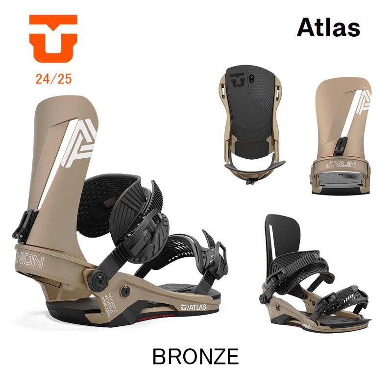 一部即出荷可能 スノーボード ビンディング 24-25 UNION ユニオン ATLAS アトラス フリーライド スノボ バイン 2025 日本正規品