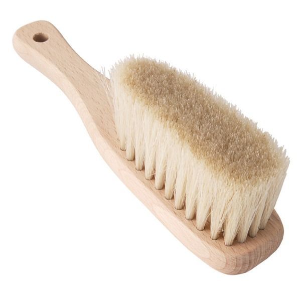 カシミヤ用 洋服ブラシ 約全長21.5×幅5×高さ5.5 cm スクエア アートブラシ社 カシミヤ ニット ウール スーツ 洋服 衣類