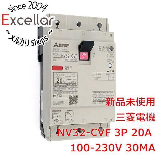 三菱電機 漏電ブレーカ NV32-CVF 5個セット 三菱電機 NV32-CVF 3P 5A 漏電