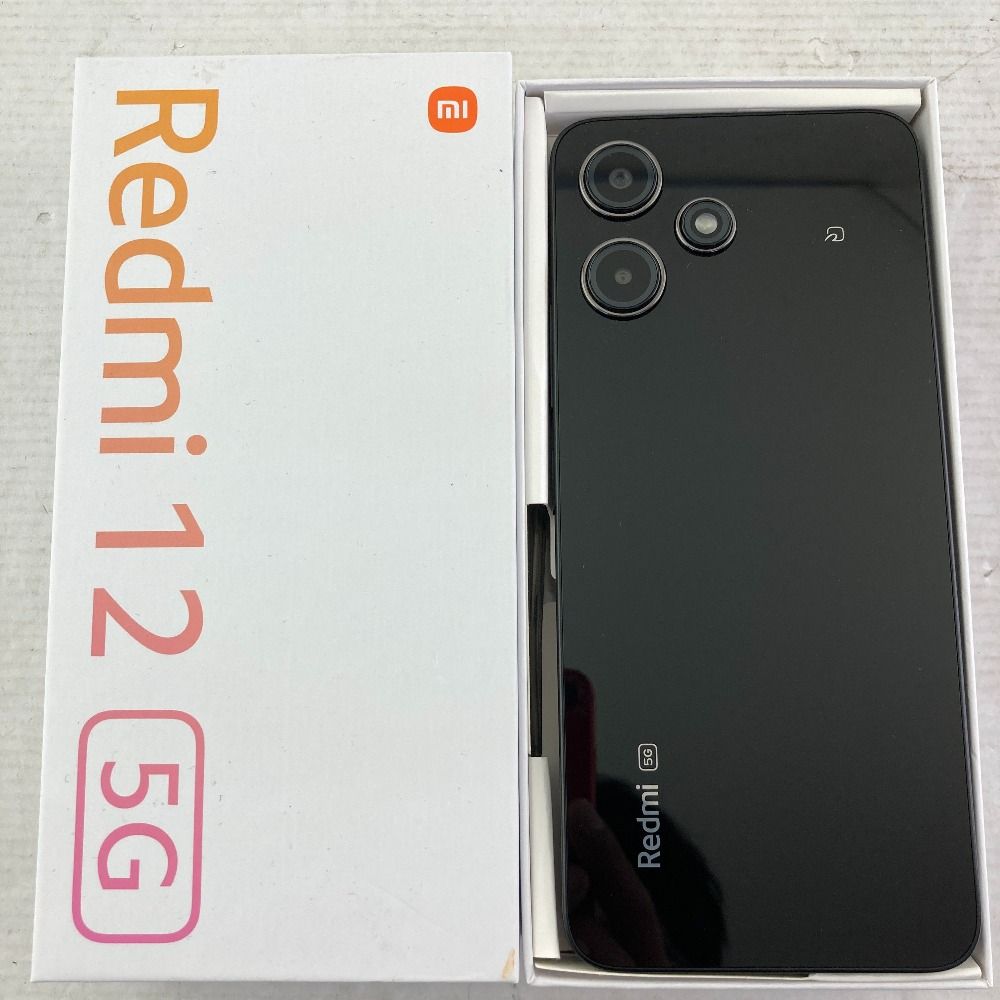 ミッドナイトブラック）Xiaomi Redmi 12 5G 本体 新品未開封 0 Redmi