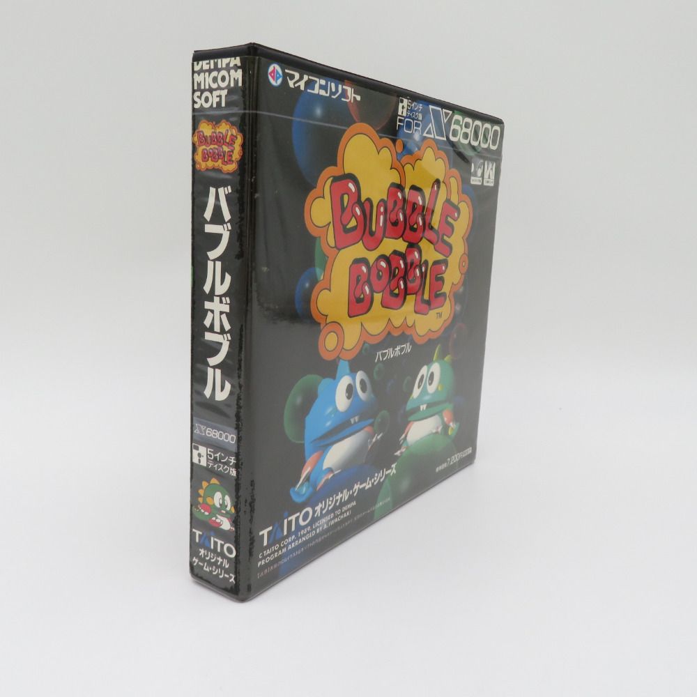 TAITO BUBBLE BOBBLE バブルボブル X68000 5インチディスク盤 DP 