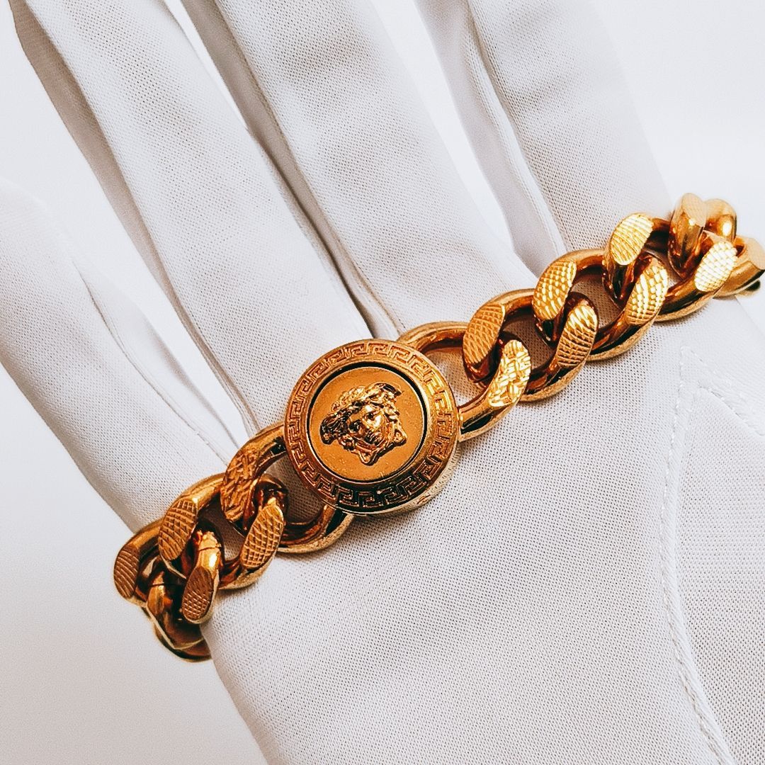 新品未使用】VERSACE メドゥーサ チェーン ブレスレット DG06996
