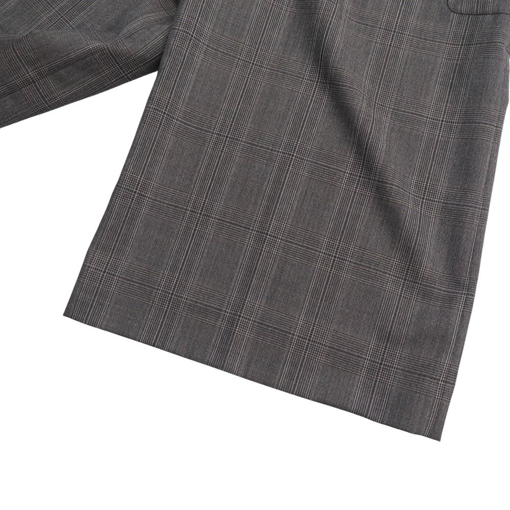 クロップドパンツ チェック柄