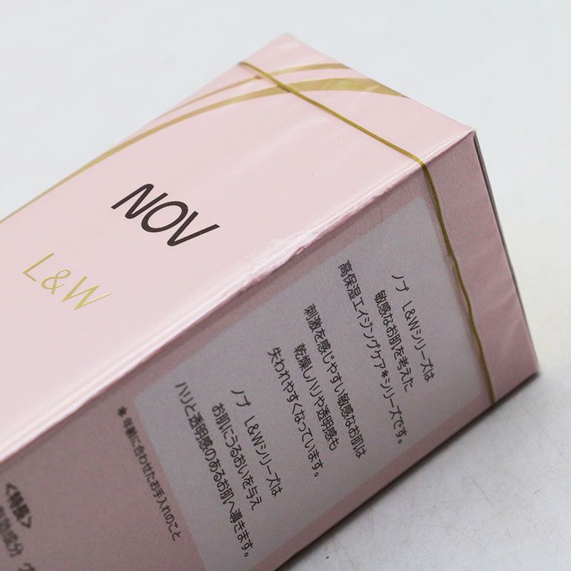 新品未開封 NOV ノブ L&W エンリッチミルク 乳液 80ml ※箱凹みあり CR7 