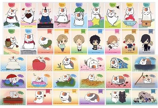 食玩 ステッカー シール 全36種セット 夏目友人帳 デコステッカー ガムつき ニャンコ先生がいっぱいセレクション