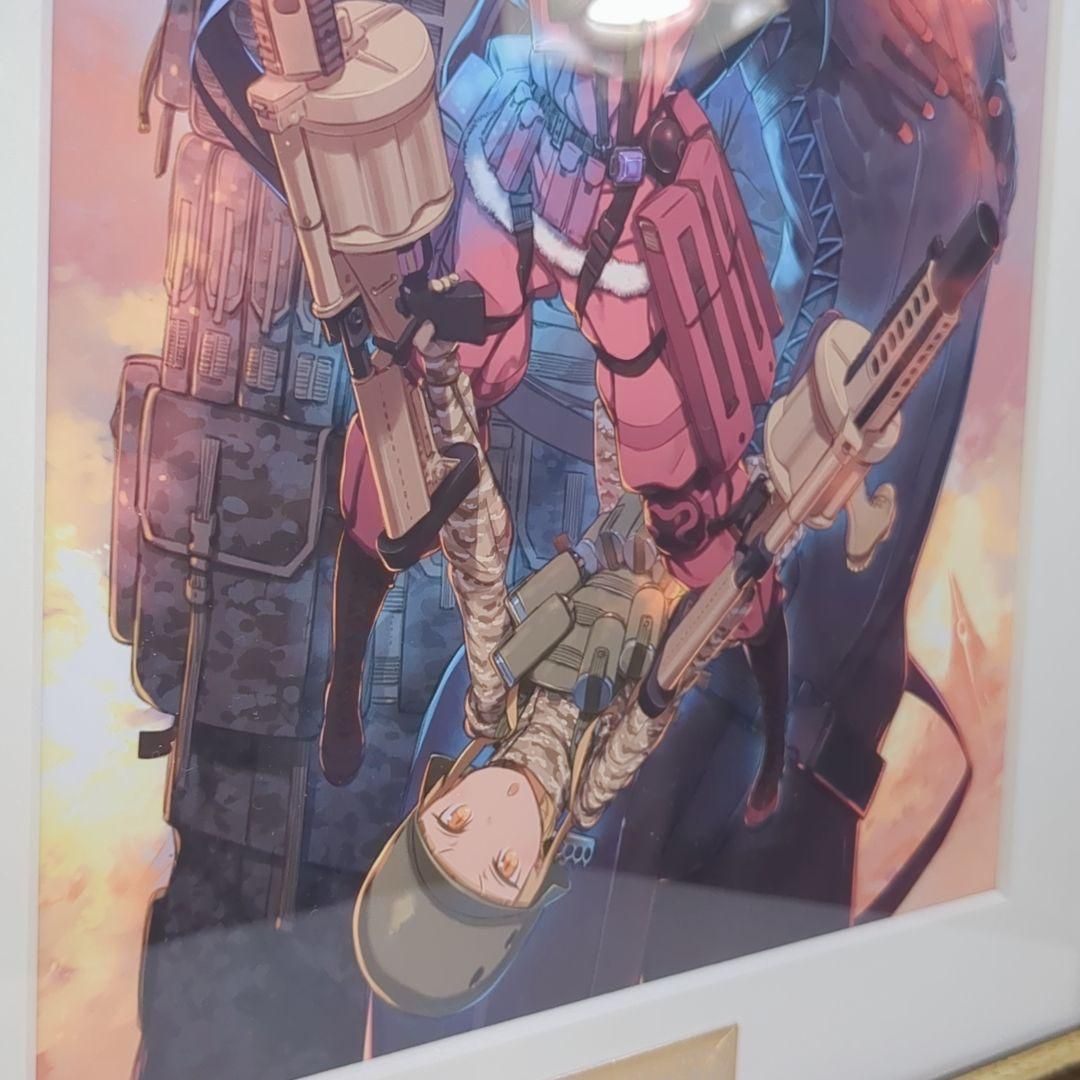 ガンゲイル・オンライン キャラファイングラフ 黒星紅白 複製イラスト ピザハット ガンゲイル・オンライン キャラファイングラフ 黒星紅白 複製