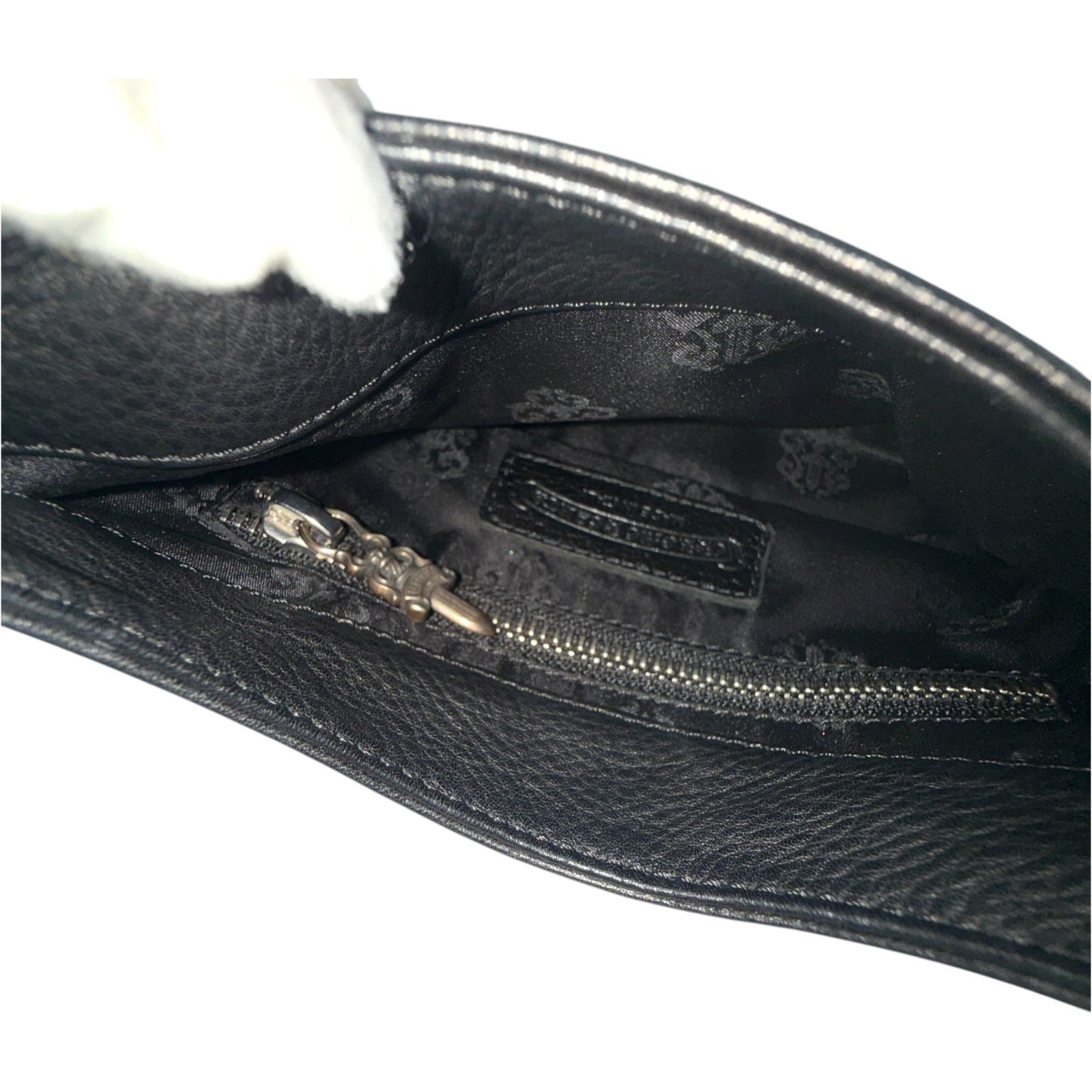 CHROME HEARTS】クロムハーツ VIV BAG ダガー レザーショルダーバッグ 