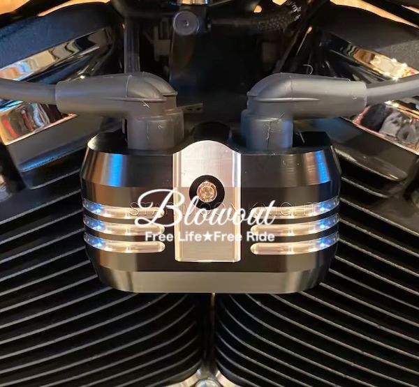 Blowout M8ソフテイル イグニッションコイルカバー 2018- Breakout FXBR Fat Bob 114 FXFBS FLHCS FLFBS FXLRS FXLRST