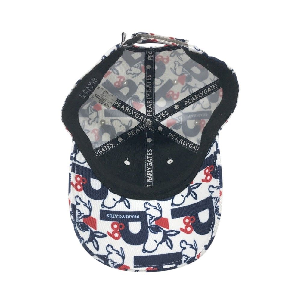 PEARLY GATES パーリーゲイツ ×PEANUTS キャップ スヌーピー柄