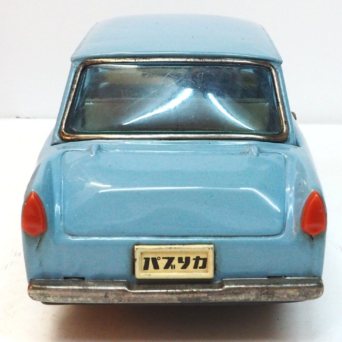 萬代屋 赤箱 839【トヨタ パブリカ TOYOTA PUBLICA 水色】ブリキ tin toy car ミニチュア自動車ミニカー□BC  BANDAIバンダイ【箱付】0021 - メルカリ