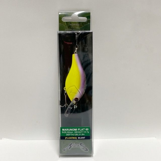 NORIES/ノリーズ MARUNOMI FLAT 60 マルノミフラット60/カラー