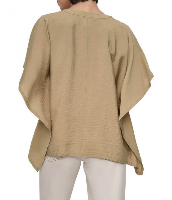 売れ筋商品|||ダナ キャラン ニューヨーク カットソー トップス レディース Women's Flowy Voile Top Pale Moss ダナ キャラン ニューヨーク レディース カットソー トップス