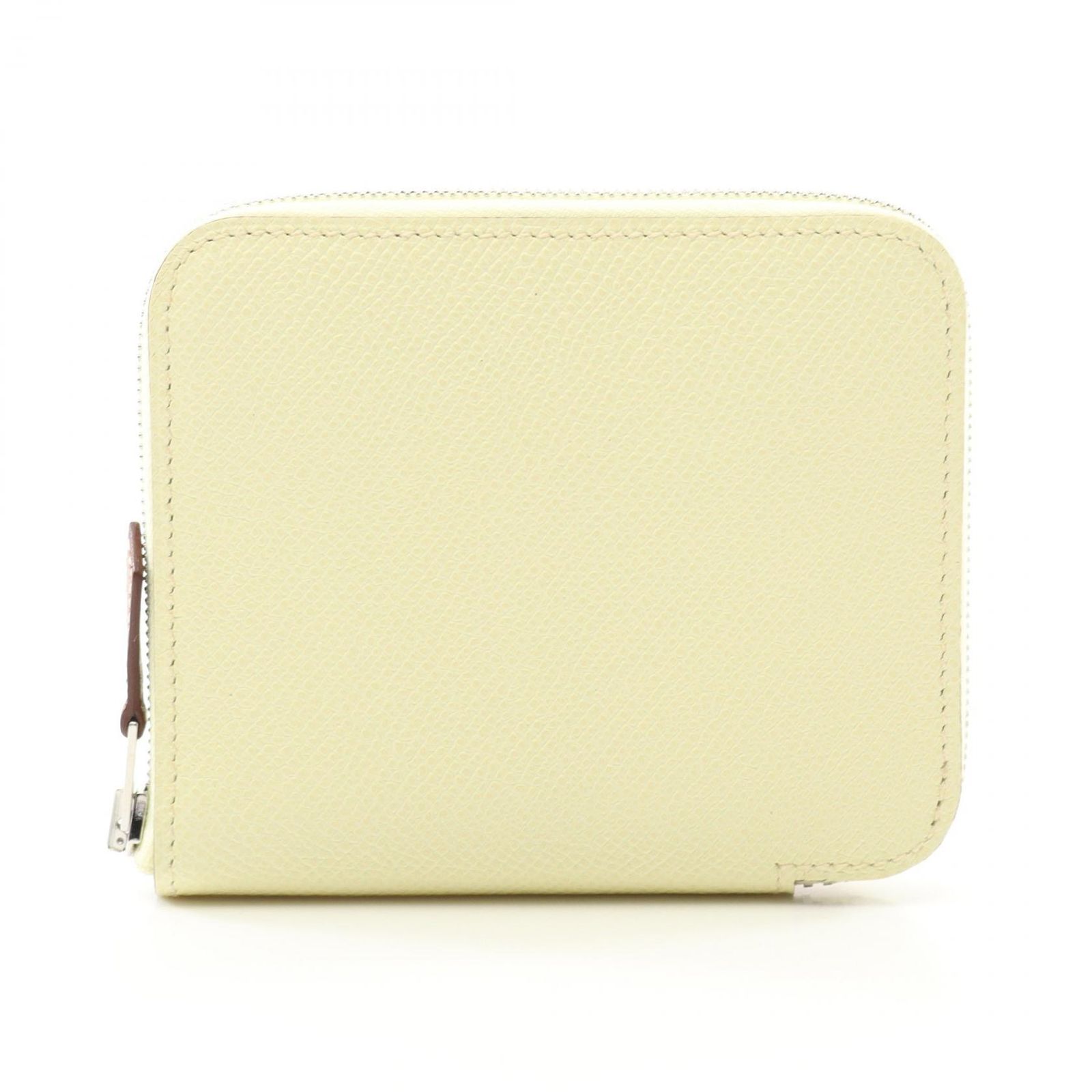 HERMES エルメス アザップコンパクト シルクイン ジョーヌミルトン ラウンド財布