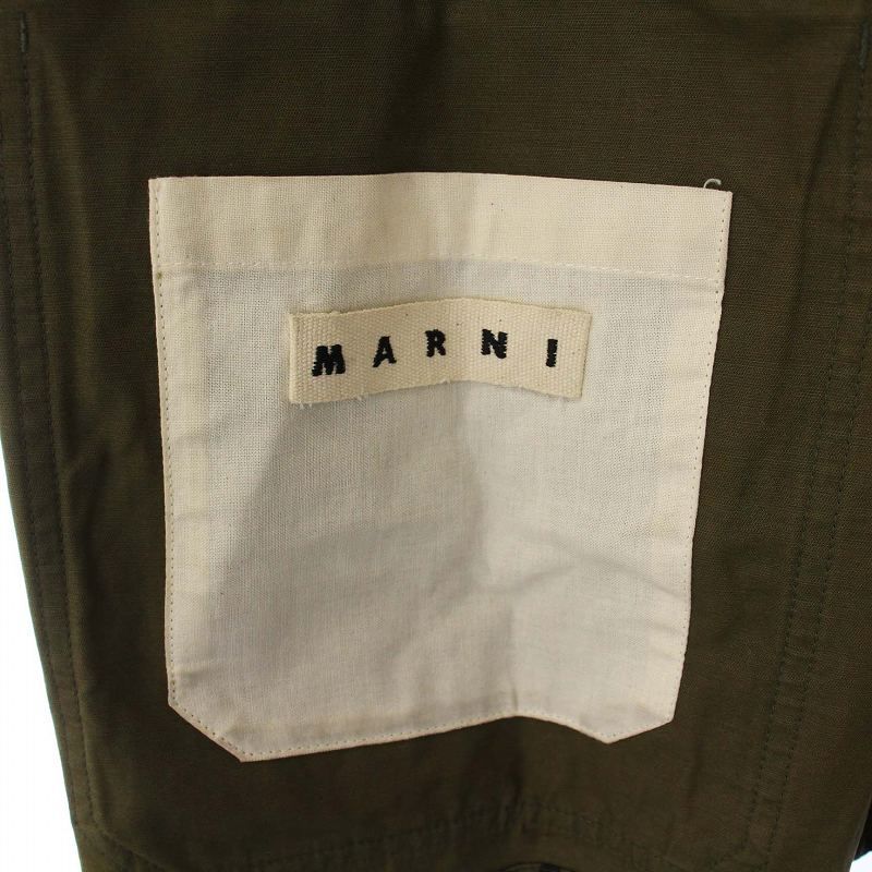 マルニ MARNI レオパード ワークジャケット アウター ヒョウ柄 46 S  