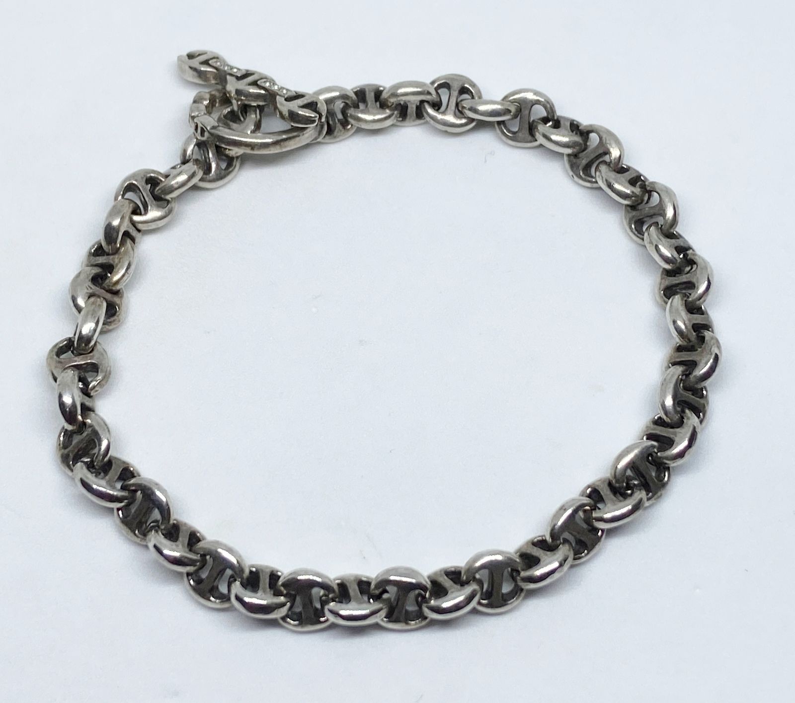 美品 HOORSENBUHS OPEN-LINK BRACELET 727P△