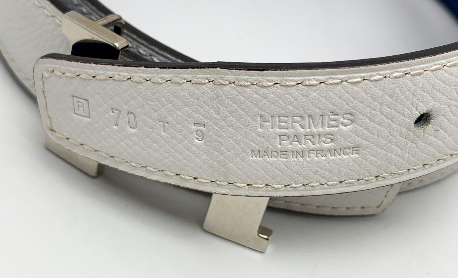 【新品未使用】HERMES エルメス　リバーシブル　ミニコンスタンス 70 楽天市場】HERMES エルメス 白/紺 ホワイト/ネイビー