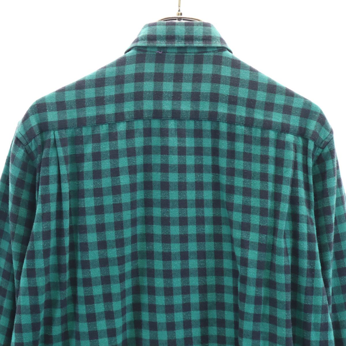 Old Stussy グリーン チェック柄 ネルシャツ S Old Stussy グリーン チェック柄 ネルシャツ S - メルカリ