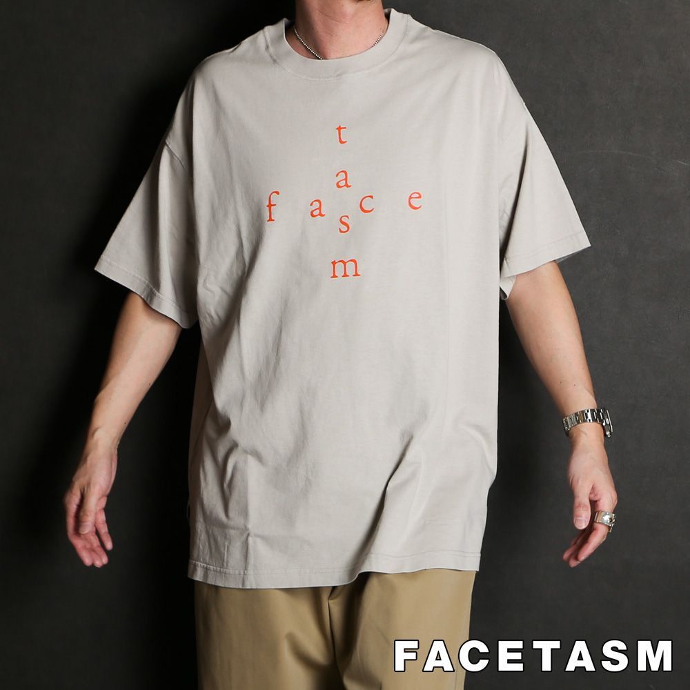 FACETASM/ファセッタズム】CROSS LOGO PRINT BIG TEE / Tシャツ / ABH