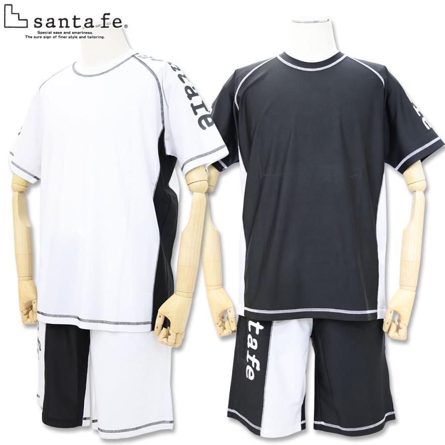 サンタフェ ラッシュ 切替 Tシャツ ショートパンツ セットアップ