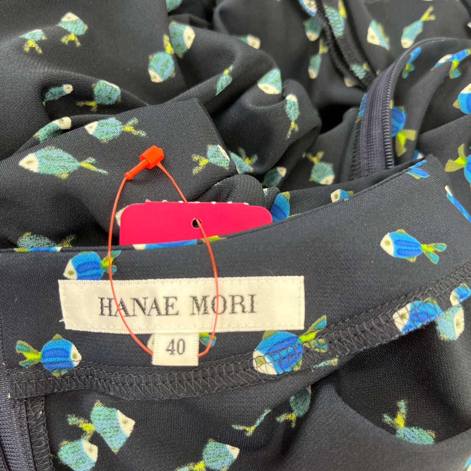 森英恵　バタフライ　蝶々　半袖　ワンピース　おしゃれ shopnishiki_67212-3