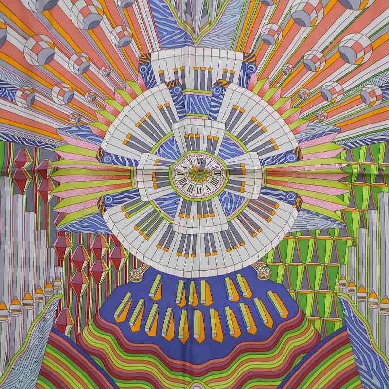 エルメス シルク カレ90 Point D ORGUE フェルマータ スカーフ 2020年春夏 新作 HERMES エルメス スカーフ カレ140 