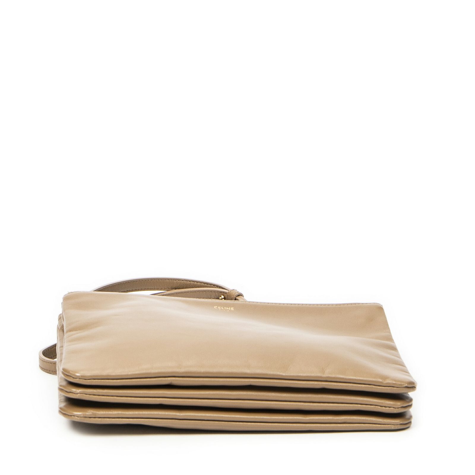 CELINE セリーヌラージ トリオ クロスボディタンカーフスキンレザーA DECORATOM_COM_BR