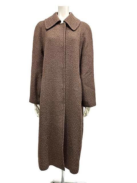 ♥ 新古品 INGEBORG インゲボルグ ツイードロングコート 2025現行品 定価11万 冬物S23＿s23