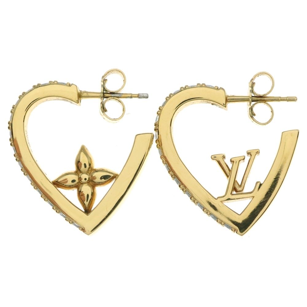 LOUIS VUITTON ルイヴィトン マイLVラブ ピアス イヤーアクセサリー ゴールド GP M01616