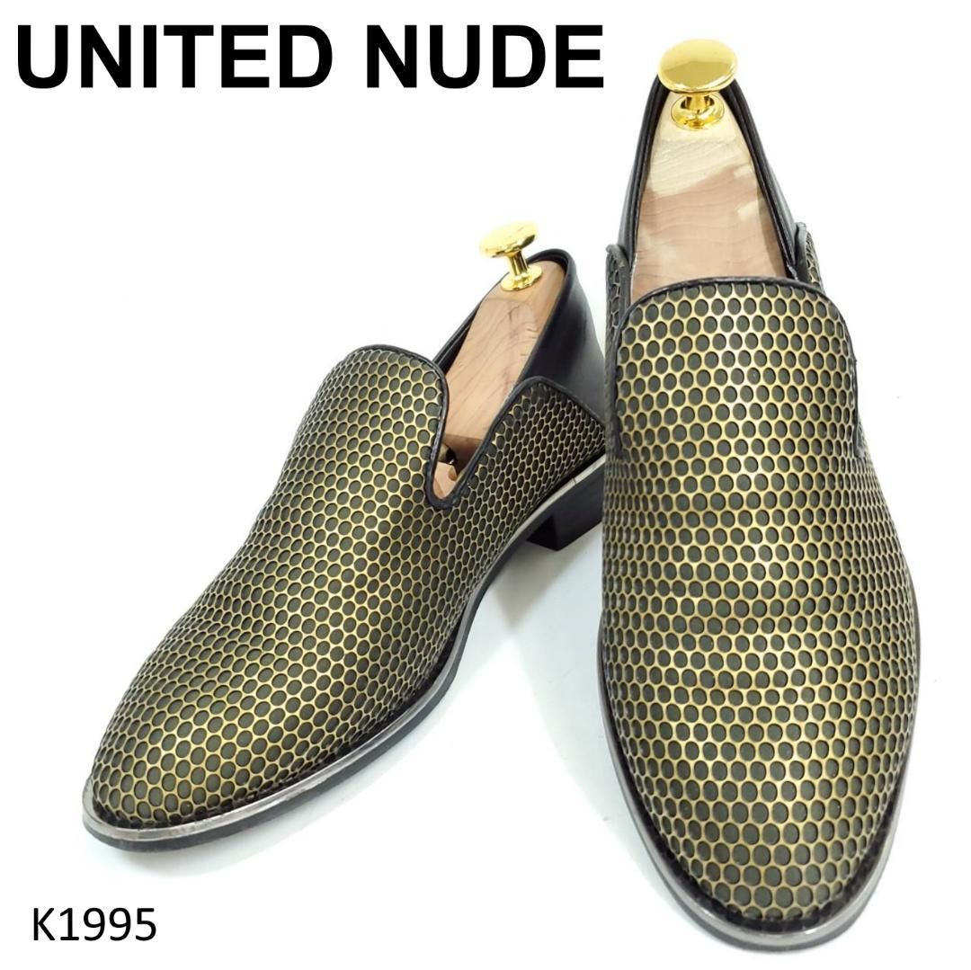 極美品 超希少デザイン UNITED NUDE ユナイテッドヌード 36 黒 極美品 超希少デザイン UNITED NUDE ユナイテッドヌード 36 黒