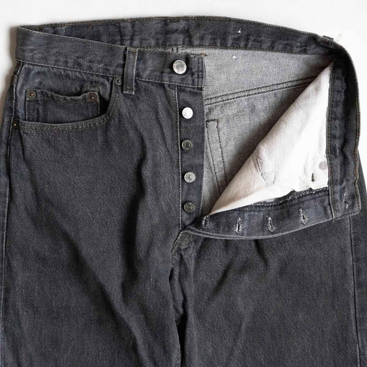 先染めブラック】 LEVI'S 【80s/501 ブラックデニム デニム