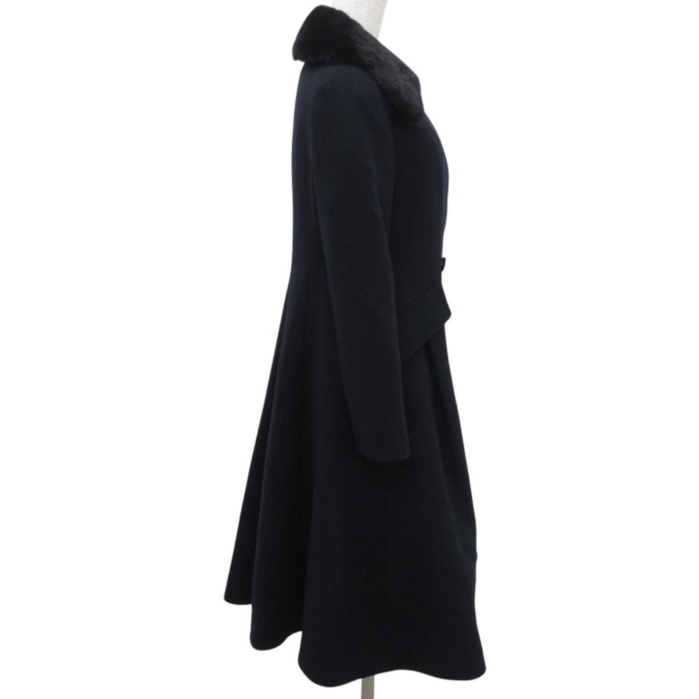 美品 Rene ルネ コペンハーゲンファー ミンクファー ウール100% ダブル  