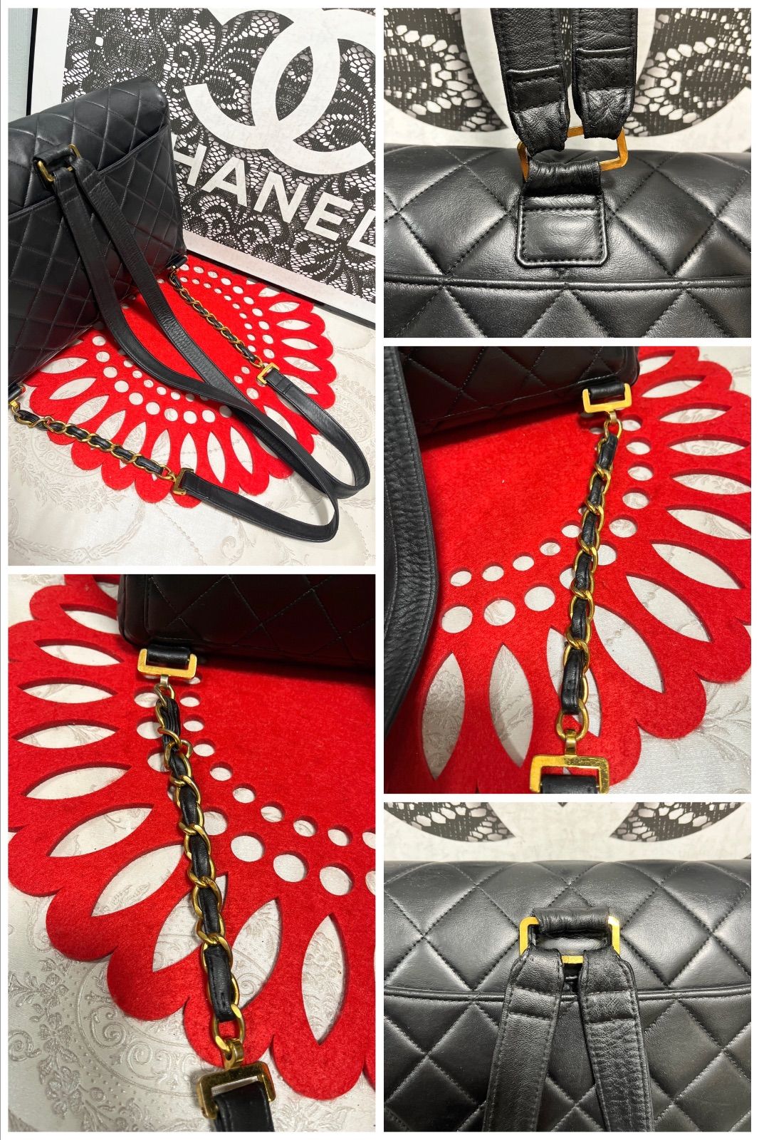 シャネル CHANEL バックパック デカマトラッセ ヴィンテージ 101