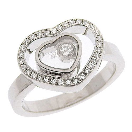Chopard ハッピーダイヤモンド リング 750 WG 8649) 【ショパール】 CHOPARD スプリット ハッピーダイヤモンド