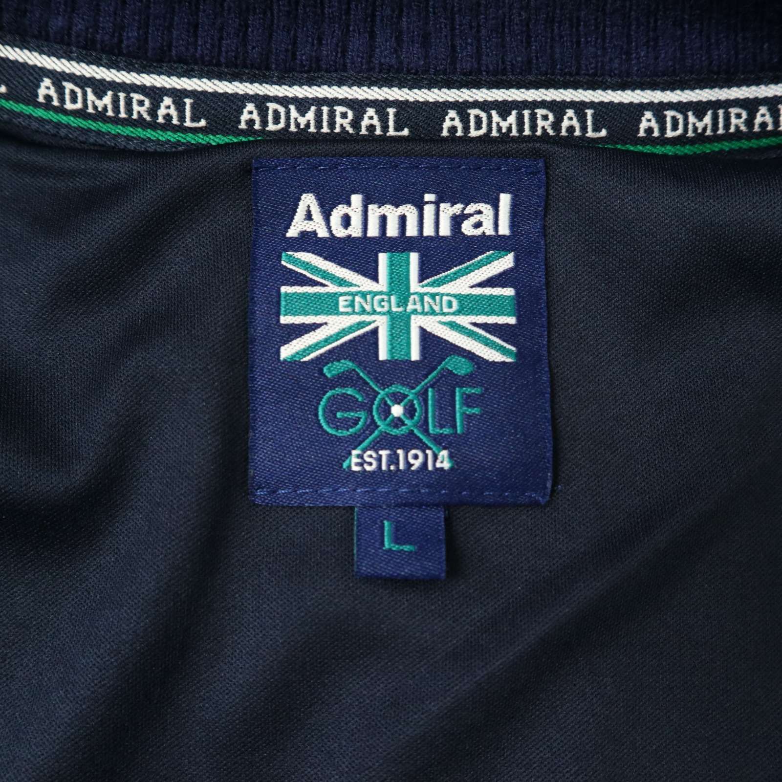 Admiral GOLF アドミラル ゴルフ 秋冬 ビッグロゴ 刺繍☆ 千鳥柄