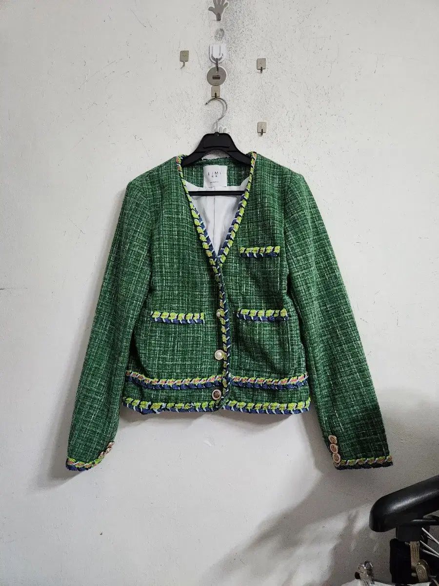 LIMI feu リミフゥ / ドレープライナー付コート ツイードジャケット LIMI feu リミフゥ / ドレープライナー付コート ツイード