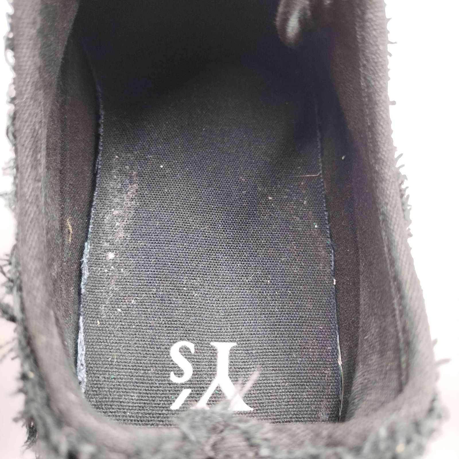 ワイズ Ys CUTTINGS CANVAS SNEAKER レディース US：6 