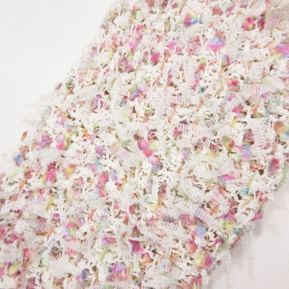 FOXEY NY ツイードジャケット FOXEY(フォクシー) ファンシーツイードノーカラージャケット