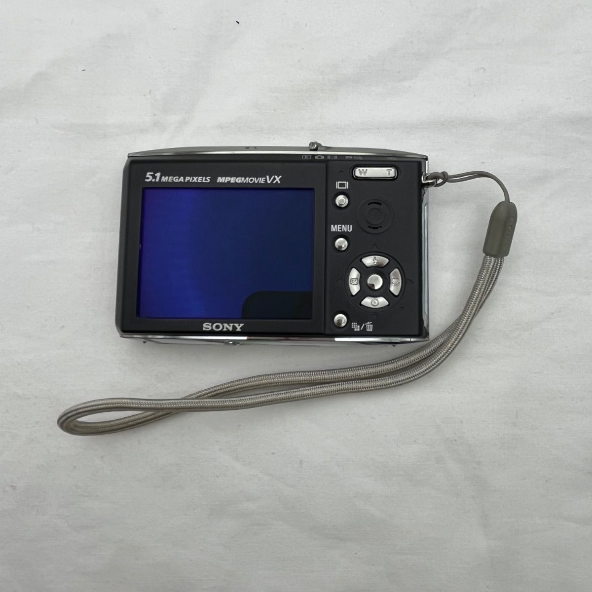 SONY Cyber-shot DSC-T5 コンパクトデジタルカメラ 美品 DSC-T5 S｜ソニー SONY DSC-T5 S CYBER SHOT/T5 シルバー｜中古