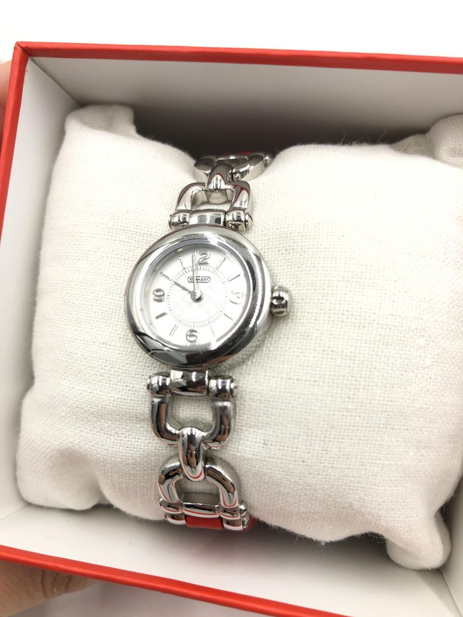 COACH コーチ 14501853 腕 時計 赤 □□◎レディース - メルカリ
