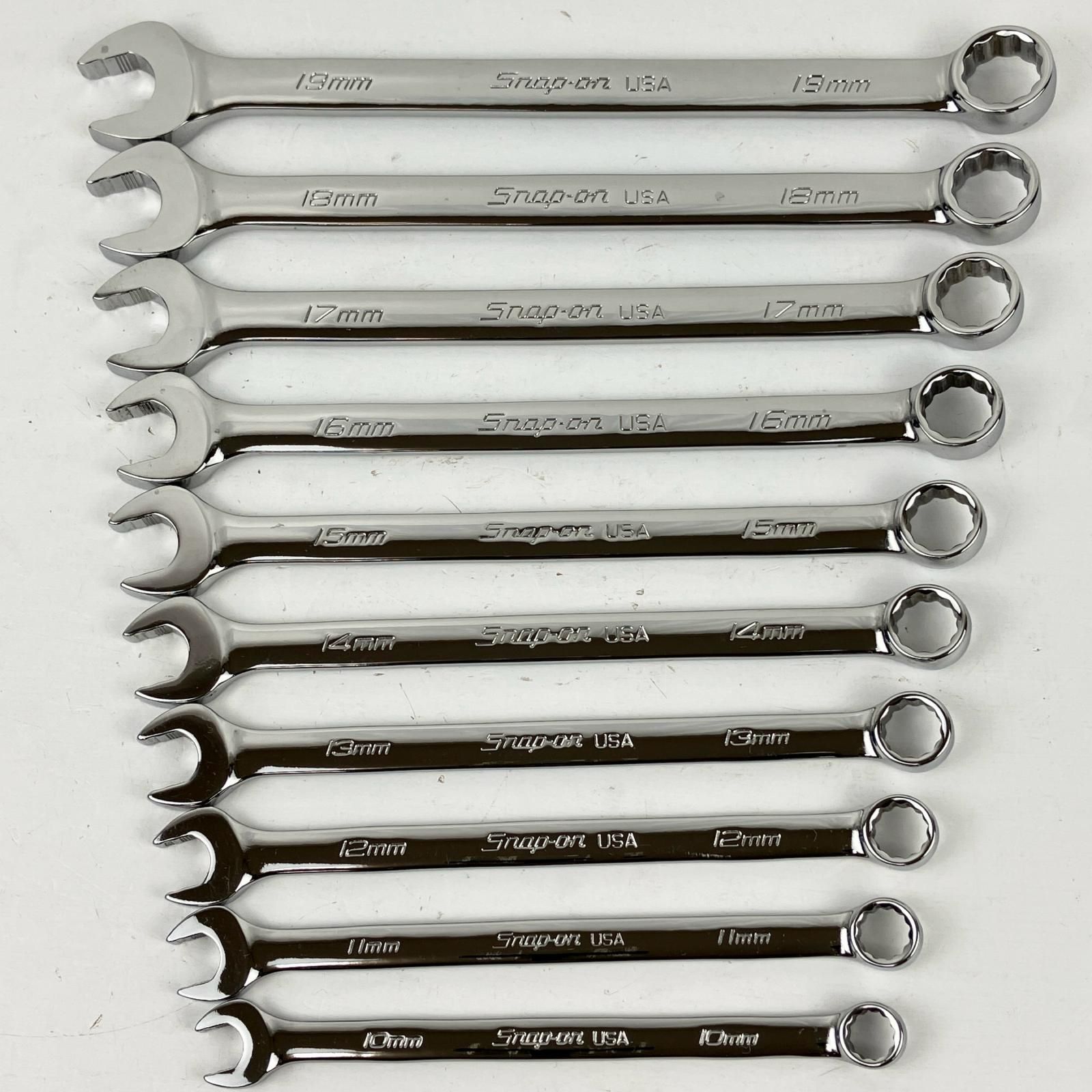 ЗЗSnap-on スナップオン コンビネーションレンチセット 10個セット 本体のみ SOEXM710