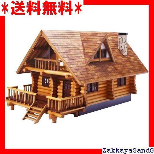 ウッディジョー木製建築模型1/24ログハウス ウッディジョー木製