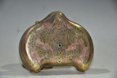 銅器 水滴壺 蝙蝠硯滴 書道具 文房具 工芸品 美術品 置物 - メルカリ