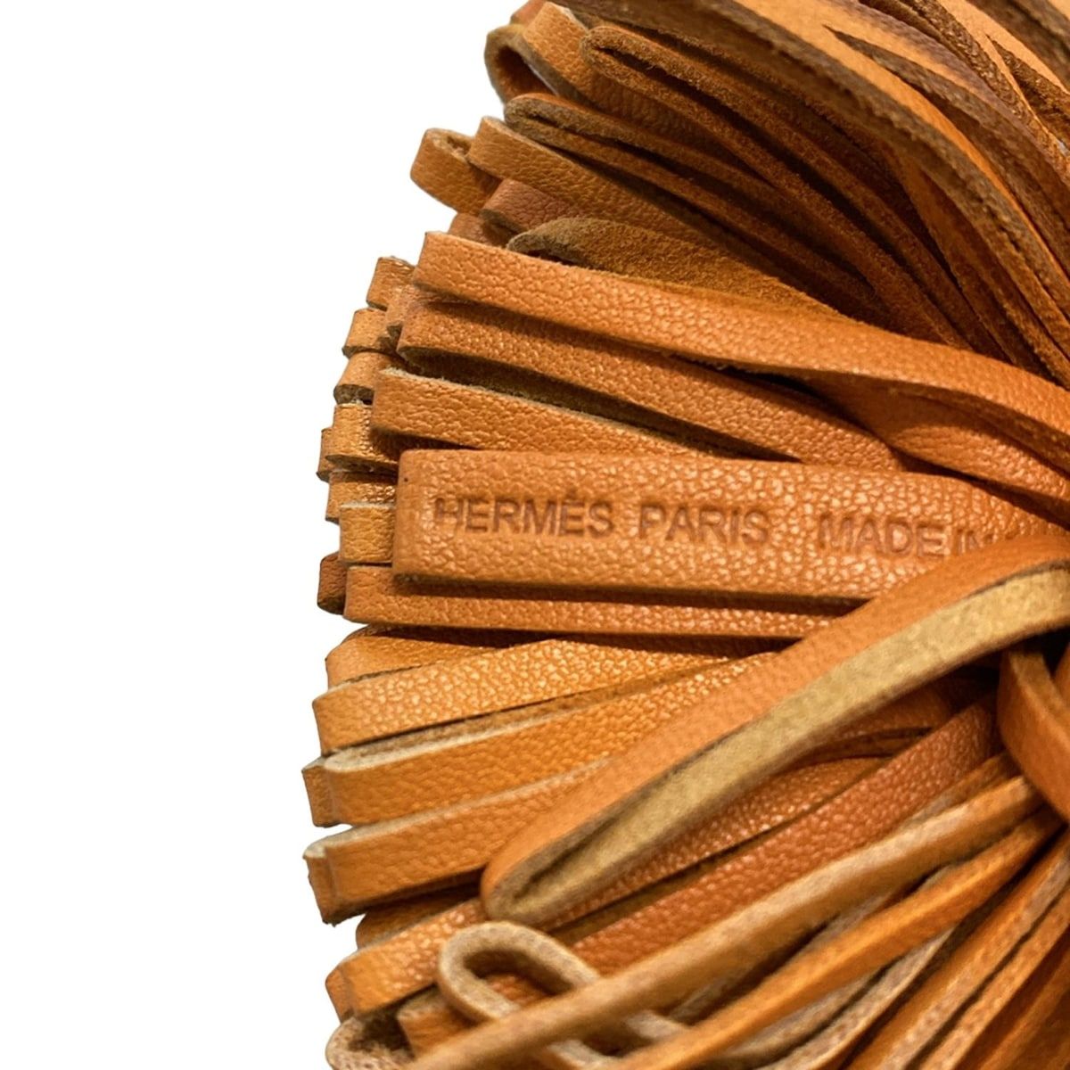 HERMES(エルメス) キーホルダー(チャーム) カルメン オレンジ