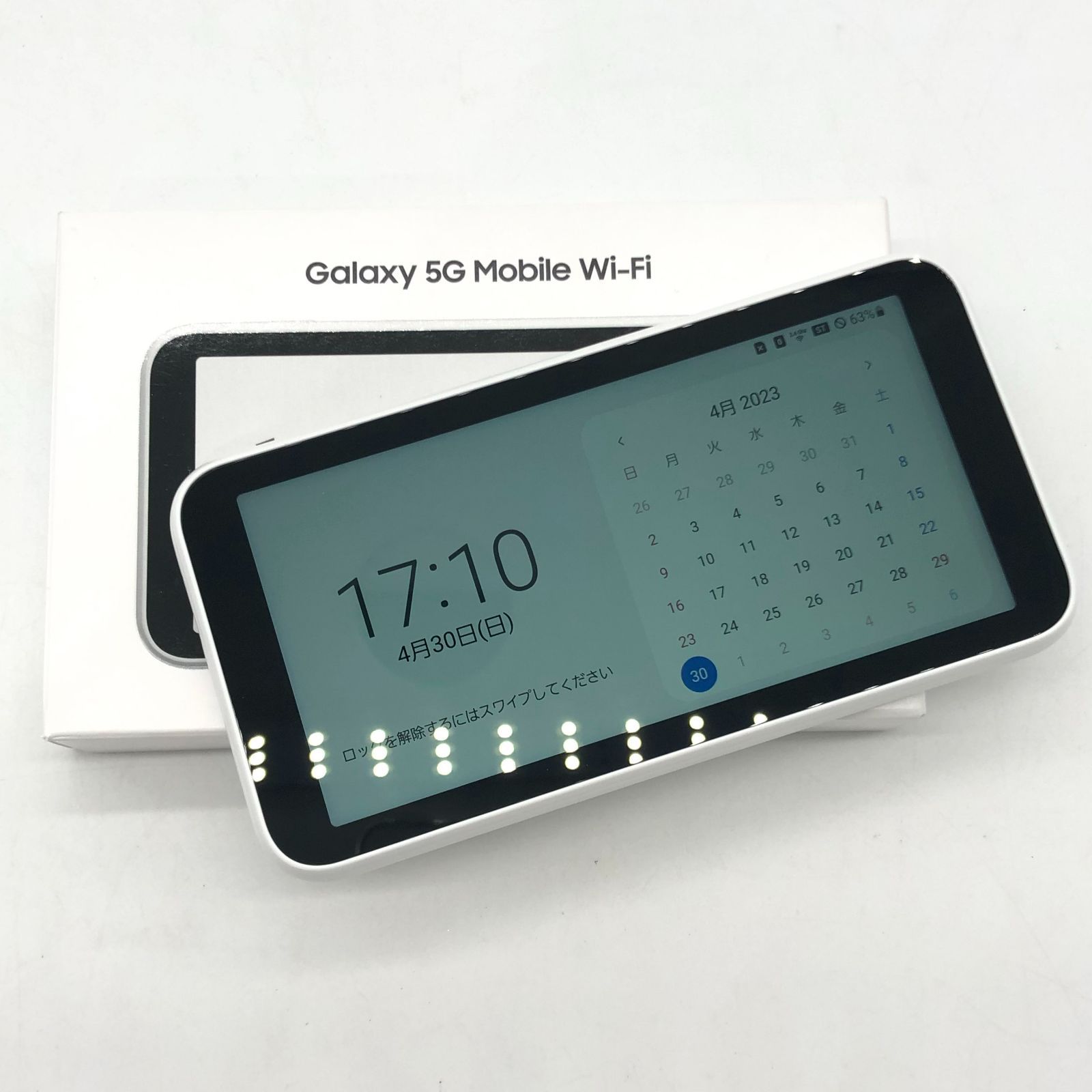 ▽【未使用品/通電確認済み】SAMSUNG Galaxy 5G Mobile Wi-Fi SCR01 ...