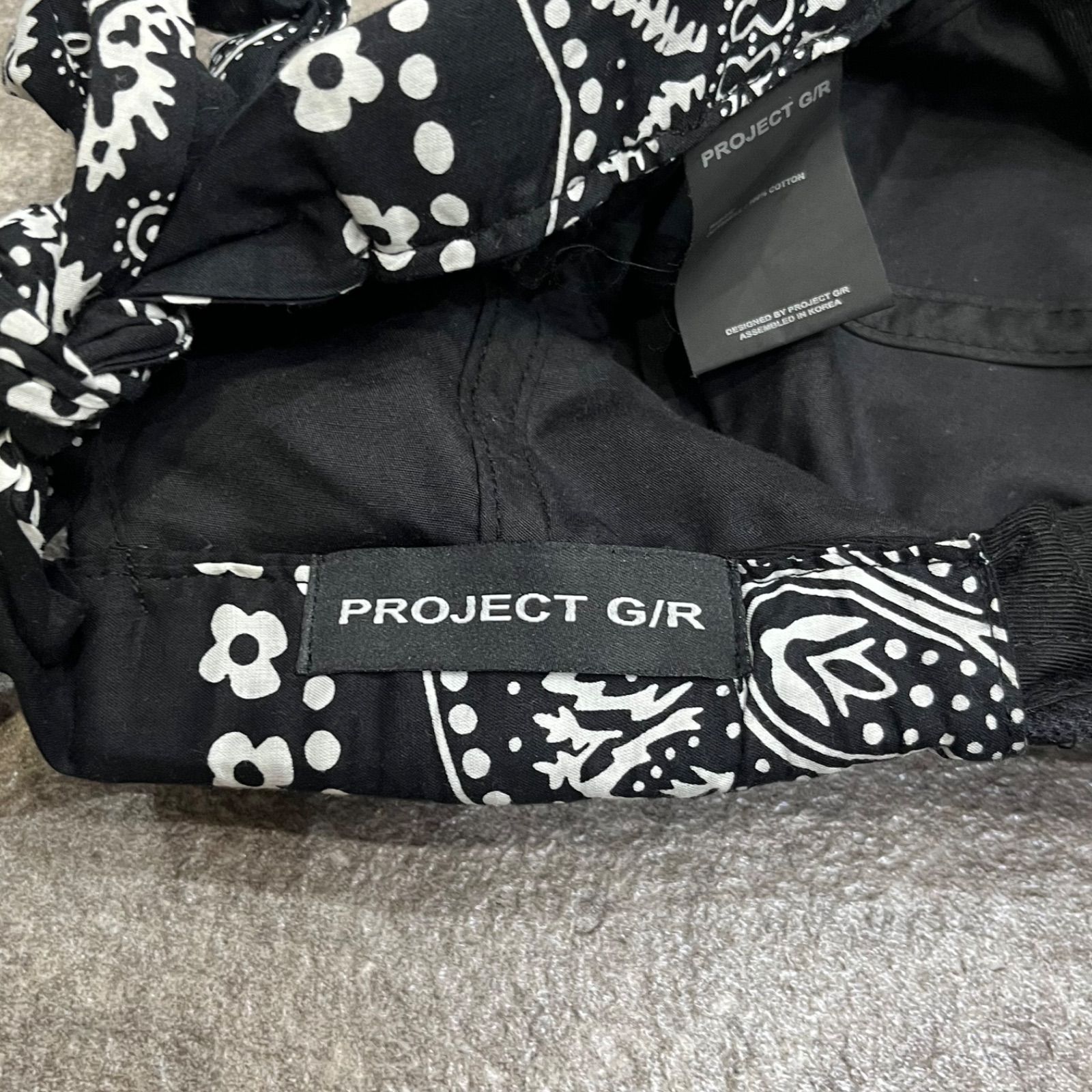project gr layered cap バンダナ　キャップ project gr layered cap バンダナ キャップ