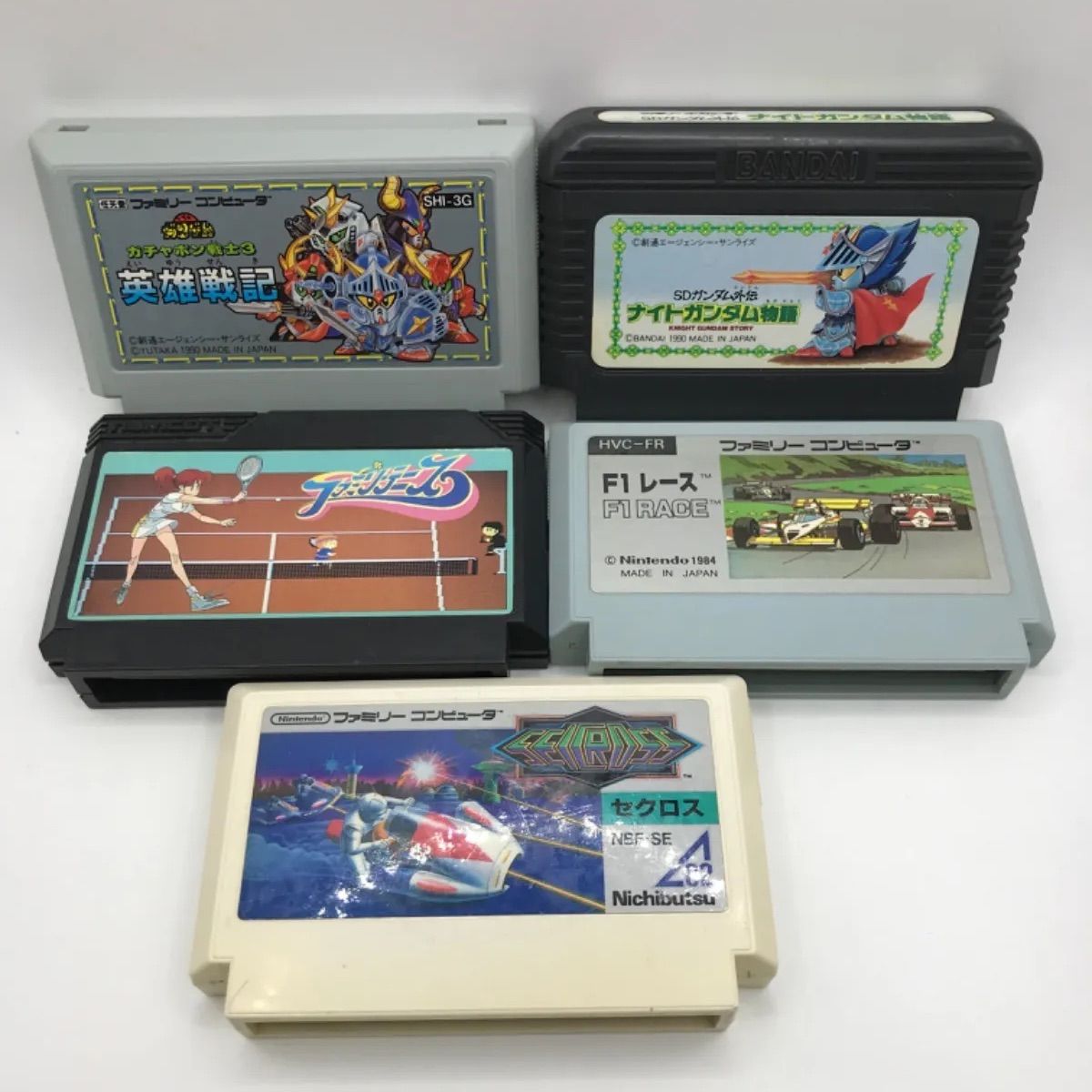 MSG-023 ファミコン ソフトのみ 5本セット まとめ売り 任天堂 中古品 