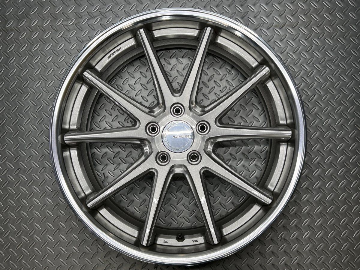 送料無料【美品1本】WORK GNOSIS CV201 19x9JJ+36 5穴114.3