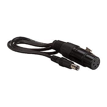 ♥品 Fotodiox 電源アダプターケーブル - 4ピンXLRメスから2.1mmバレルDC 17インチ